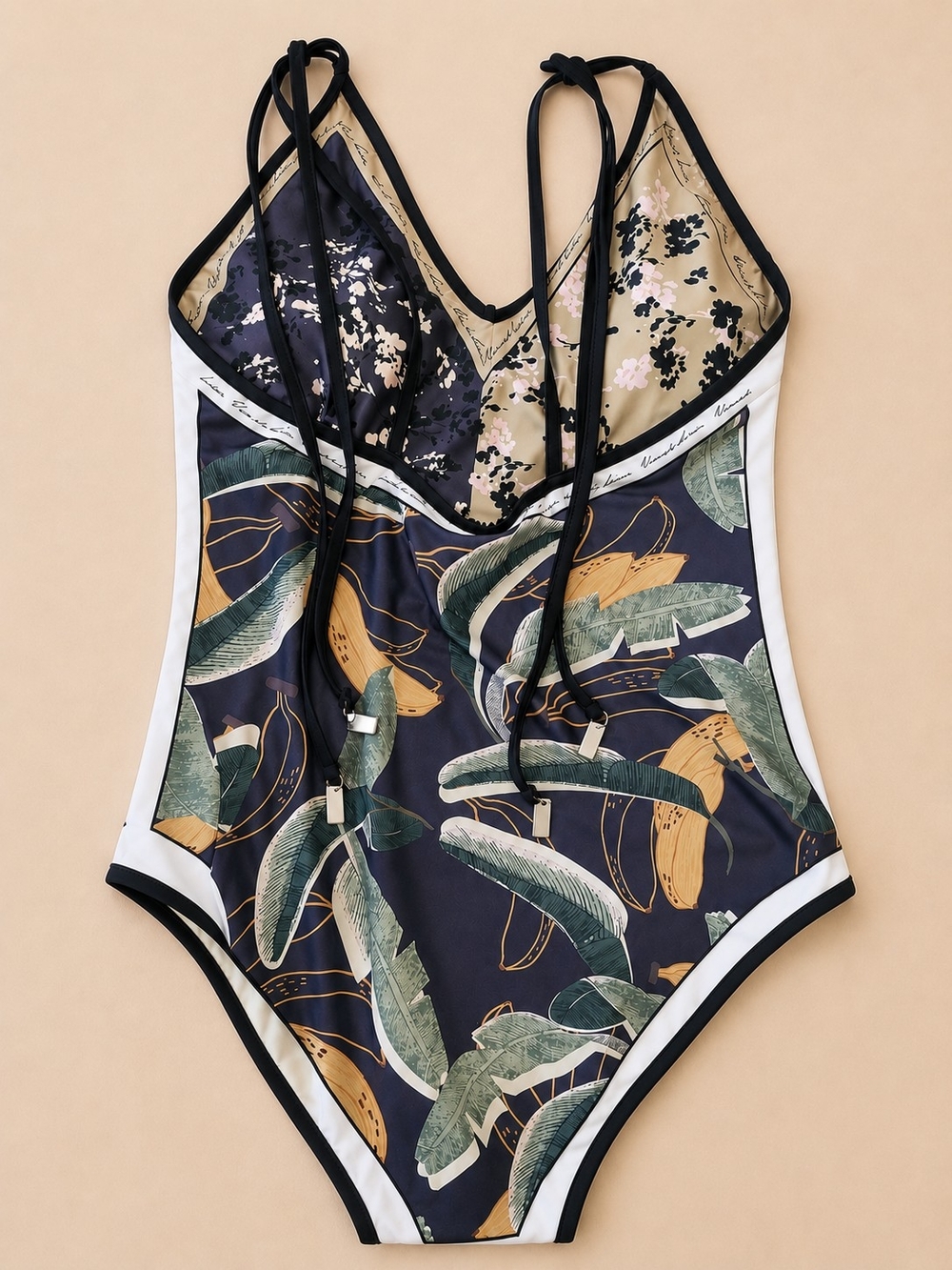 Visual Mood EMMA Reversible Tie-shoulder One Piece Swimsuit - Picture 2 of 6